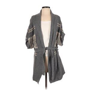 Gap Outlet Half Sleeve Cardigan Grey Women Size S
